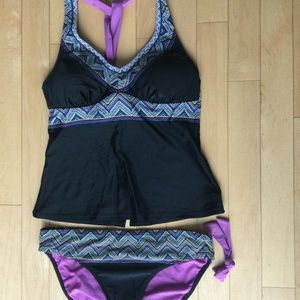 Athleta tankini and bikini bottom, Medium